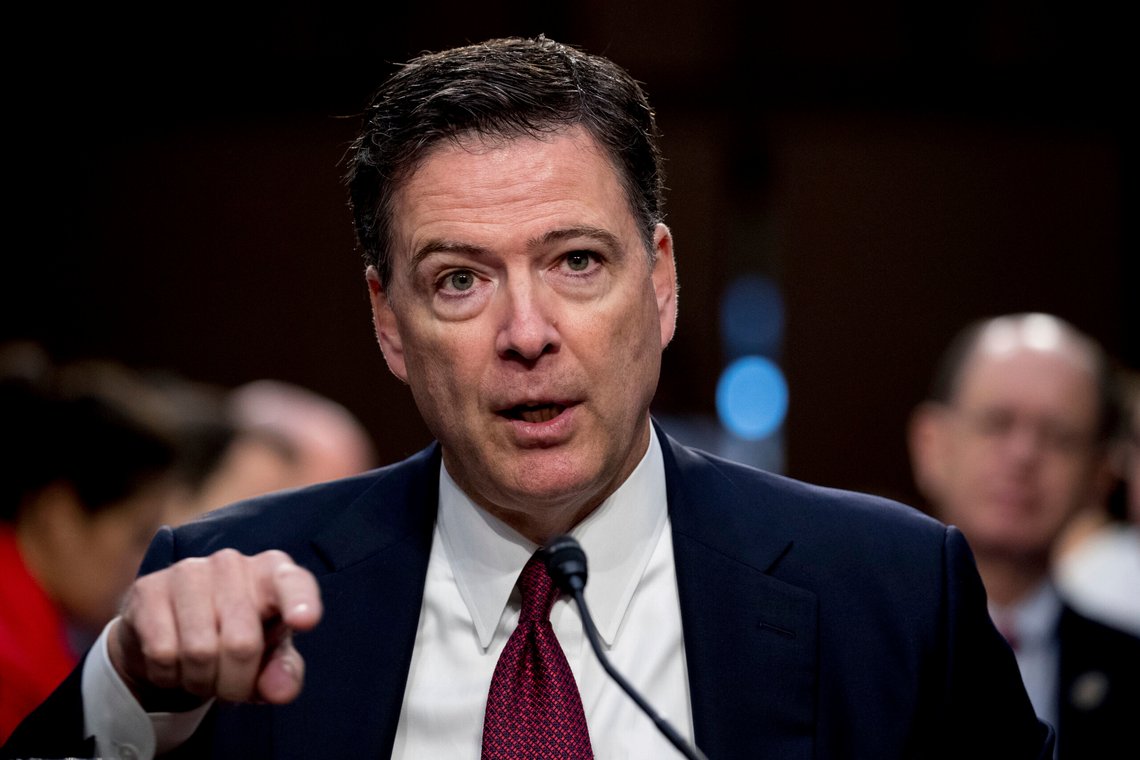 FILE - In this June 8, 2017 file photo, former FBI director James Comey speaks during a Senate Intelligence Committee hearing on Capitol Hill, in Washington. Comey has reached a deal to testify privately to the House Judiciary Committee, backing off his legal fight for an open hearing. Comey said in a tweet Sunday that it was "hard to protect my rights without being in contempt" but he's been told he's free to discuss his testimony afterward. (AP Photo/Andrew Harnik, File) FILE - In this June 8, 2017 file photo, former FBI director James Comey speaks during a Senate Intelligence Committee hearing on Capitol Hill, in Washington. Comey has reached a deal to testify privately to the House Judiciary Committee, backing off his legal fight for an open hearing. Comey said in a tweet Sunday that it was "hard to protect my rights without being in contempt" but he's been told he's free to discuss his testimony afterward. (AP Photo/Andrew Harnik, File)