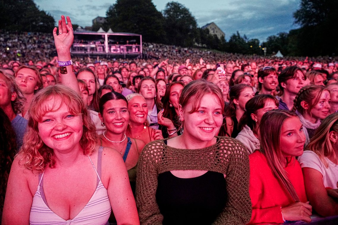 Oslo 20240810.
Gabrielle opptrer på scenen under Øyafestivalen i Oslo lørdag.
Foto: Terje Bendiksby / NTB Oslo 20240810.
Gabrielle opptrer på scenen under Øyafestivalen i Oslo lørdag.
Foto: Terje Bendiksby / NTB