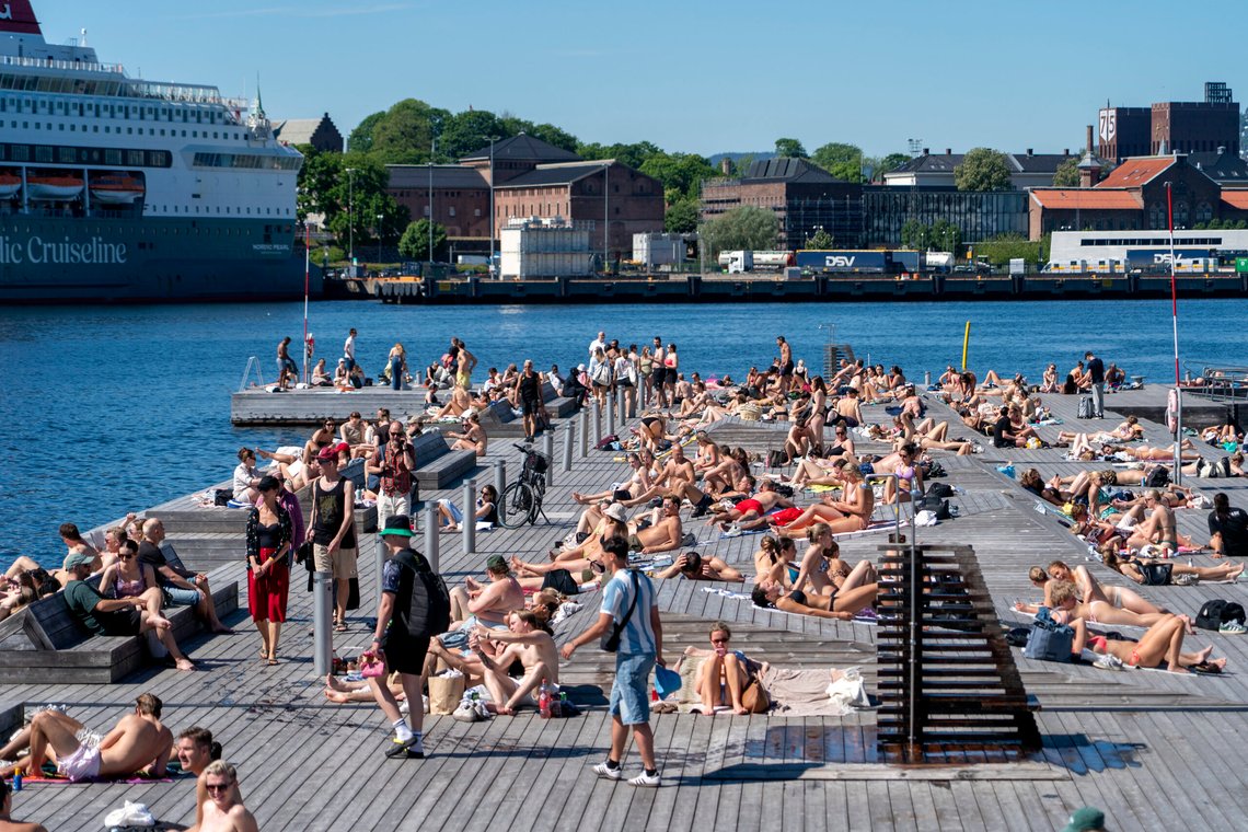 Det forventes noen dager med godt sommervær over store deler av landet. Foto: Gorm Kallestad / NTB Det forventes noen dager med godt sommervær over store deler av landet. Foto: Gorm Kallestad / NTB