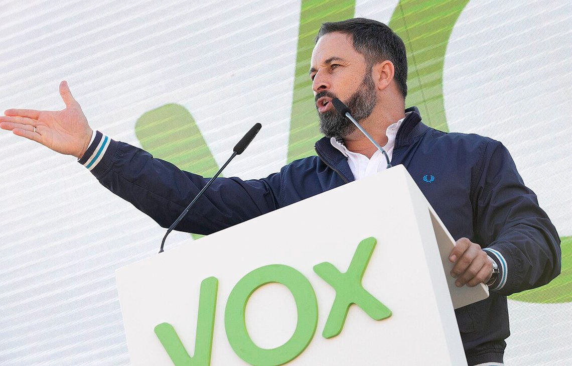 VOX’ leder Santiago Abascal Conde (49). Foto: Contando Estrelas CC BY-SA 2.0 VOX’ leder Santiago Abascal Conde (49). Foto: Contando Estrelas CC BY-SA 2.0