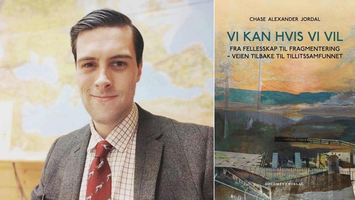 Forfatteren Chase A. Jordal er ute med en oppløftende bok om nasjonalkonservatisme. Boken utgis av Document Forlag. Forfatteren Chase A. Jordal er ute med en oppløftende bok om nasjonalkonservatisme. Boken utgis av Document Forlag.