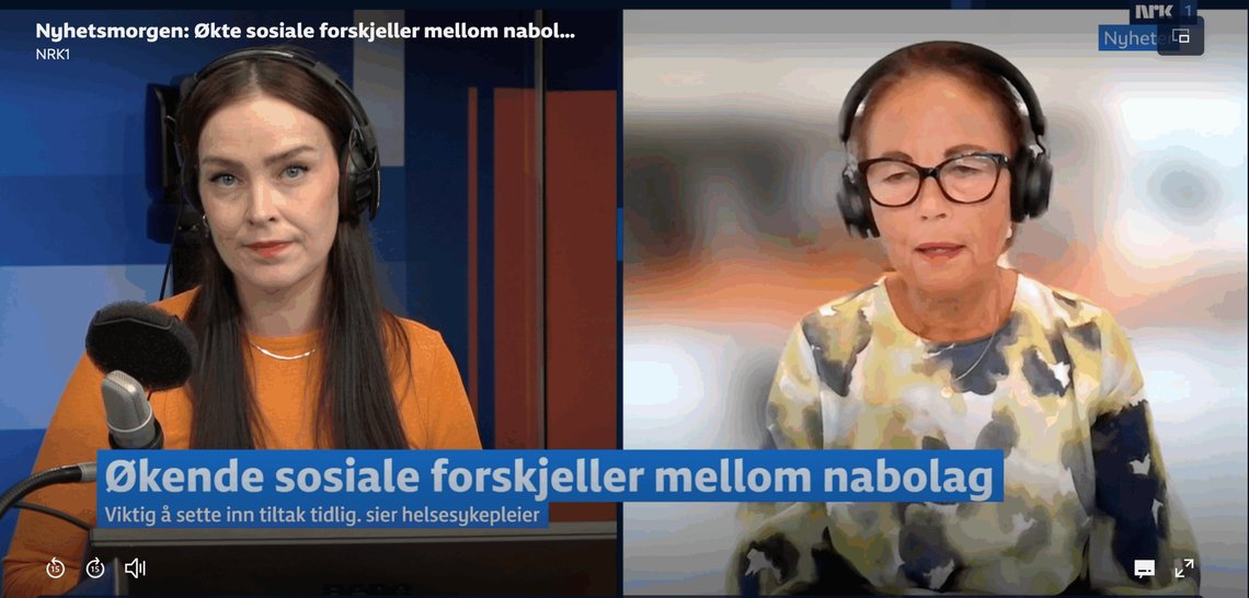 Helsesykepleier skulle underbygge sosiologiprofessorens påstander, og hun kunne fortelle om økende samlivsbrudd, psykisk uhelse og barn som opplever større sosiale forskjeller. Svaret må da bli større utjevning. Helsesykepleier skulle underbygge sosiologiprofessorens påstander, og hun kunne fortelle om økende samlivsbrudd, psykisk uhelse og barn som opplever større sosiale forskjeller. Svaret må da bli større utjevning.