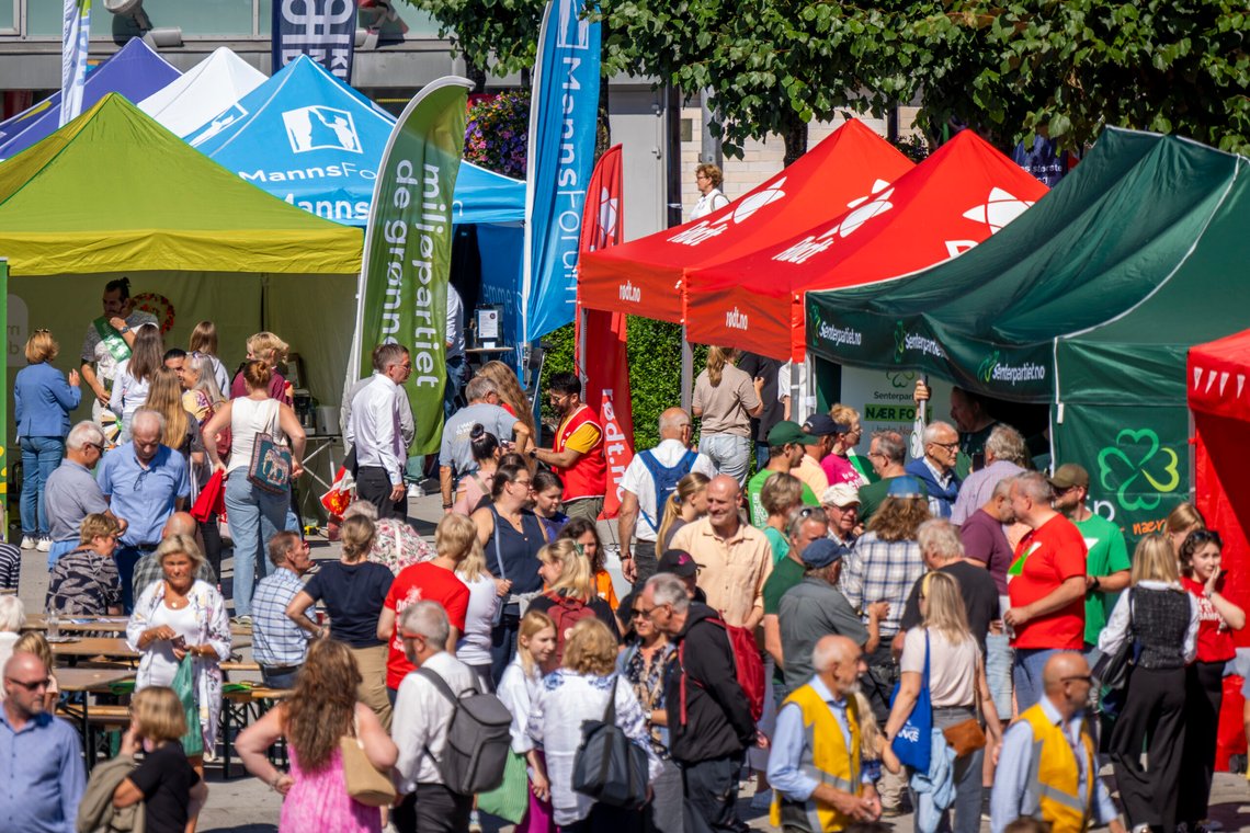 Mandag går startskuddet for årets Arendalsuke. I år blir EU tema i rekordmange arrangementer. Foto: Heiko Junge / NTB Mandag går startskuddet for årets Arendalsuke. I år blir EU tema i rekordmange arrangementer. Foto: Heiko Junge / NTB