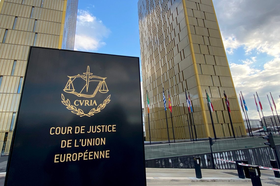 Luxembourg 20211017.
EU-domstolen (Court of Justice of the European Union). Den europeiske unions domstol er Den europeiske unions dømmende makt innen fellesskapsrettens rettsområde, og har siden den ble opprettet i 1952 hatt som oppgave å verne om lov og rett ved fortolkningen og anvendelsen av traktatene.
Foto: Jonas Berge / NTB Luxembourg 20211017.
EU-domstolen (Court of Justice of the European Union). Den europeiske unions domstol er Den europeiske unions dømmende makt innen fellesskapsrettens rettsområde, og har siden den ble opprettet i 1952 hatt som oppgave å verne om lov og rett ved fortolkningen og anvendelsen av traktatene.
Foto: Jonas Berge / NTB
