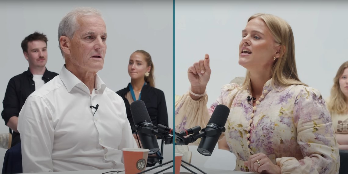 ØDELEGGER: Reaksjonene hagler etter oppførselen til Gyda Oddekalv på programmet «Gutta». Foto: YouTube ØDELEGGER: Reaksjonene hagler etter oppførselen til Gyda Oddekalv på programmet «Gutta». Foto: YouTube