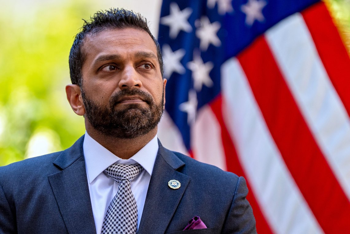 FBI direktør, Kash Patel. Foto: AP /Alex Brandon/NTB FBI direktør, Kash Patel. Foto: AP /Alex Brandon/NTB