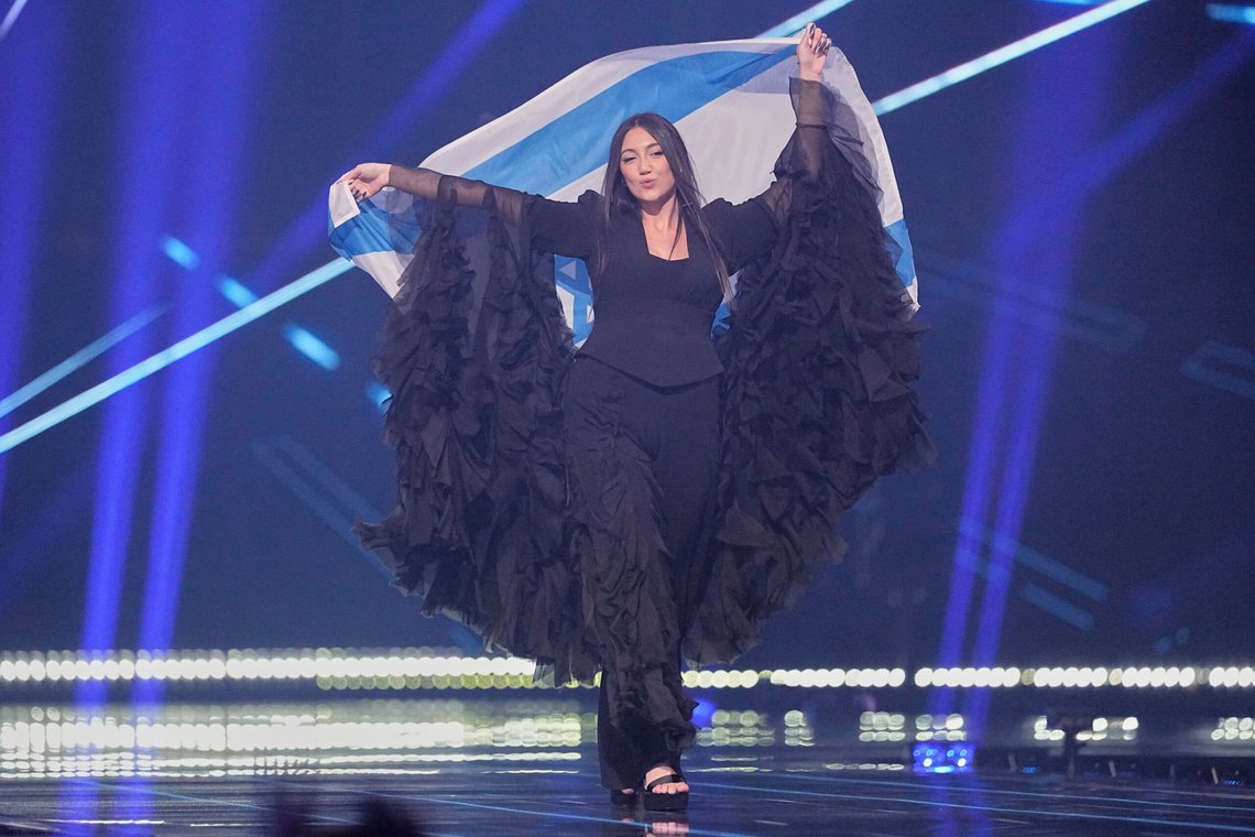 Yuval Raphael representerte Israel under Eurovision konkurransen i 2025. Foto: AP/Martin Meissner/NTB Yuval Raphael representerte Israel under Eurovision konkurransen i 2025. Foto: AP/Martin Meissner/NTB