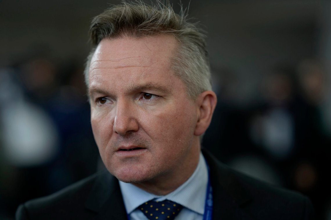 Den australske klimaministeren, Chris Bowen. Foto: AP/Kamran Jebreili/NTB Den australske klimaministeren, Chris Bowen. Foto: AP/Kamran Jebreili/NTB