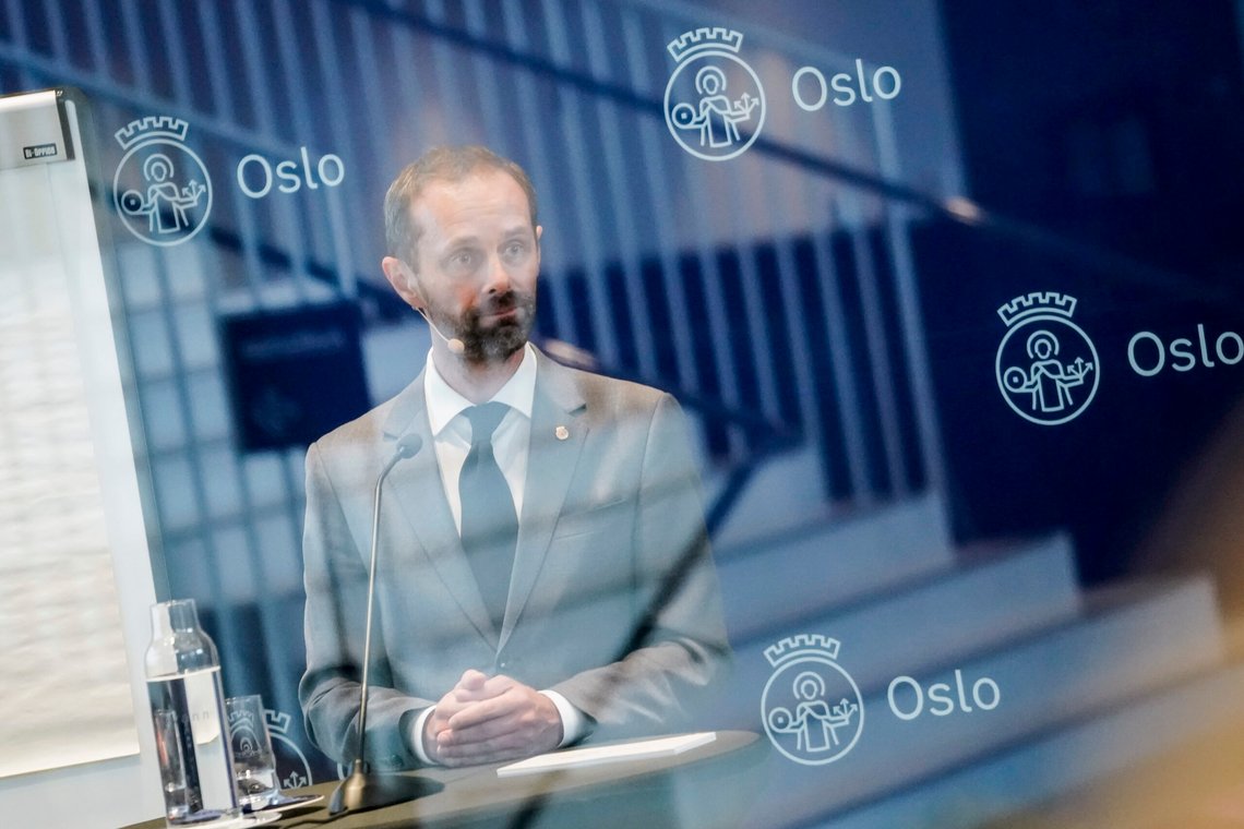 Finansbyråd i Oslo, Hallstein Bjercke. Foto: Thomas Fure / NTB Finansbyråd i Oslo, Hallstein Bjercke. Foto: Thomas Fure / NTB