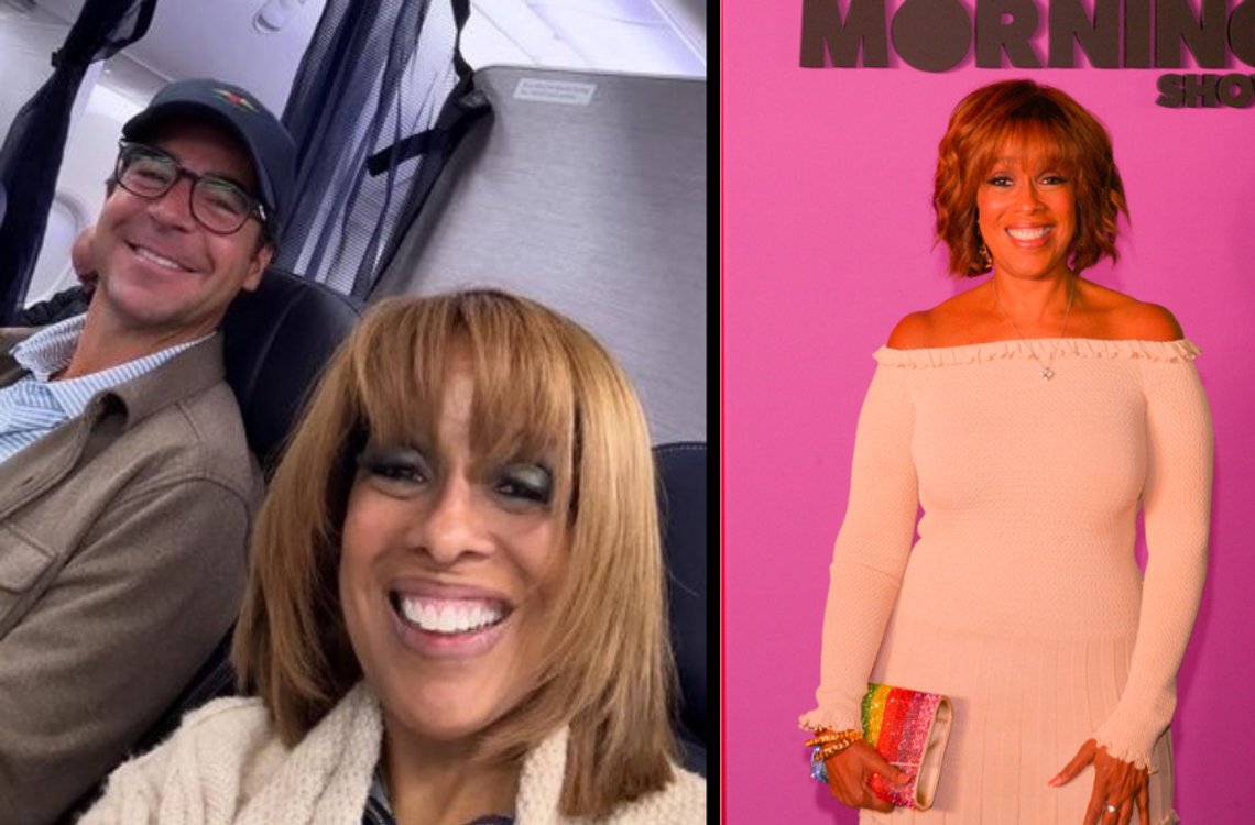 Gayle King selfie med Fox News-programleder Jesse Watters. Foto: X. Gayle King deltar på verdenspremieren av Apple TV+s «The Morning Show» i David Geffen Hall i New York City. Foto: Shutterstock. Gayle King selfie med Fox News-programleder Jesse Watters. Foto: X. Gayle King deltar på verdenspremieren av Apple TV+s «The Morning Show» i David Geffen Hall i New York City. Foto: Shutterstock.