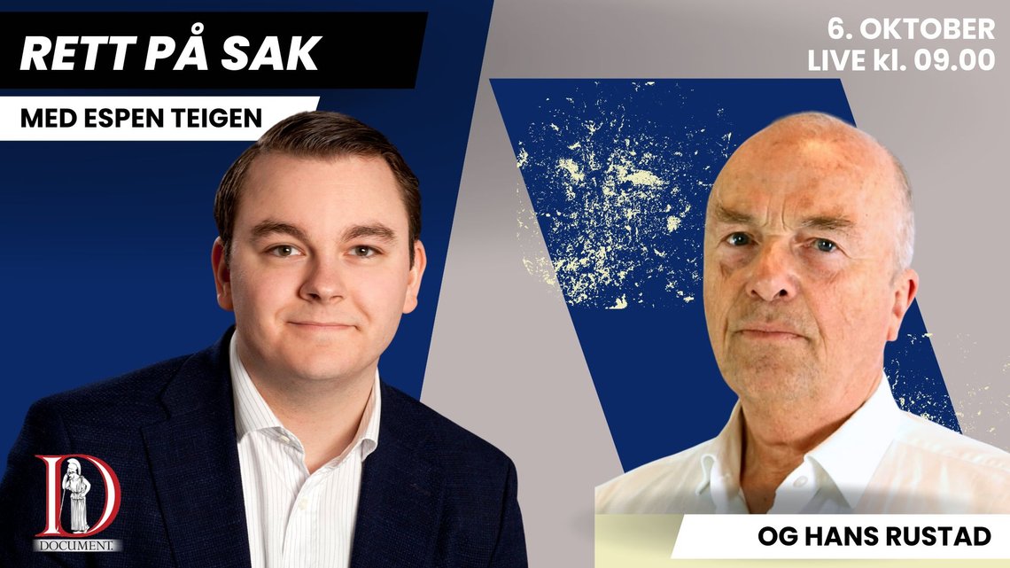 MANDAG: Espen Teigen og Hans Rustad gir deg ukens første Rett på sak. MANDAG: Espen Teigen og Hans Rustad gir deg ukens første Rett på sak.