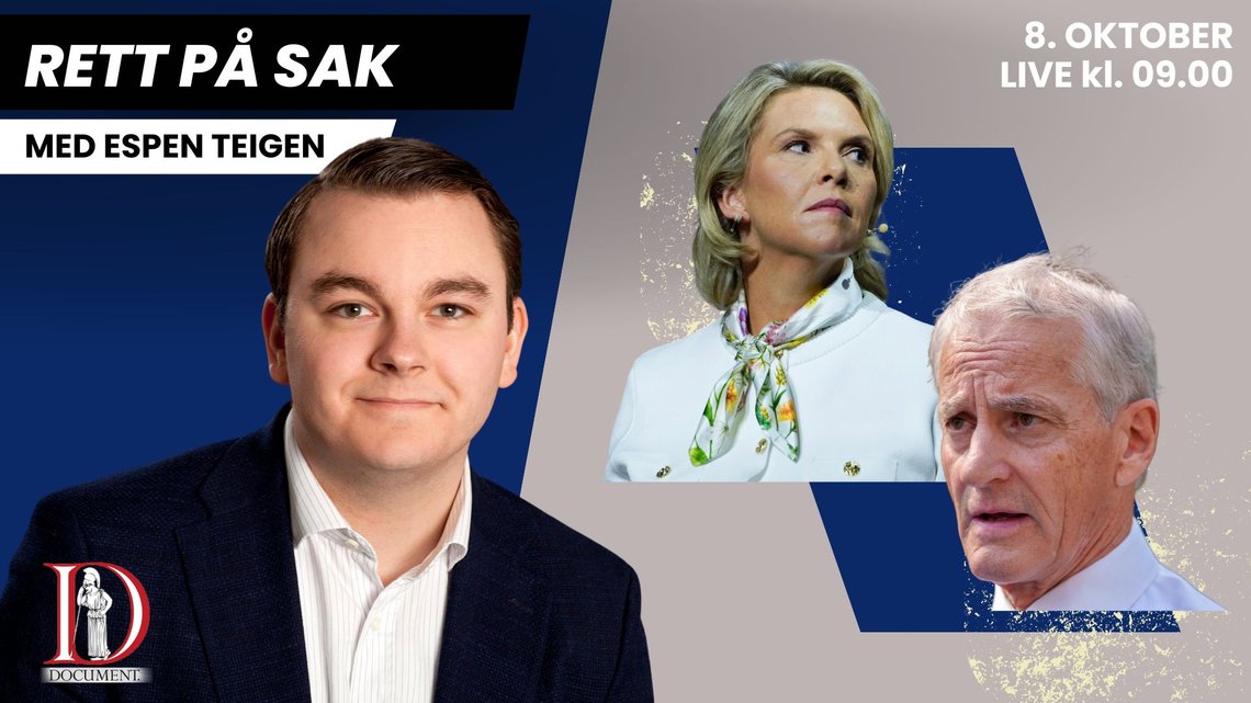 ONSDAG: Espen Teigen er klar med ukens siste Rett på sak. ONSDAG: Espen Teigen er klar med ukens siste Rett på sak.
