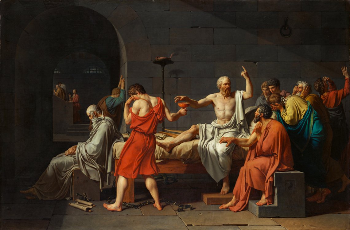 Jacqus-Louis David The Death of Socrates (1787) Jacqus-Louis David The Death of Socrates (1787)