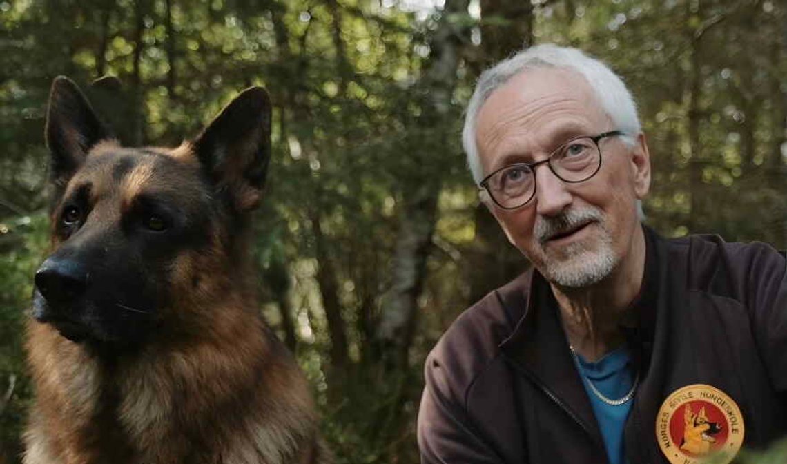 Artikkelforfatter Helge Mjelva og hans hund Max. Foto: Tobias Lystad. Artikkelforfatter Helge Mjelva og hans hund Max. Foto: Tobias Lystad.