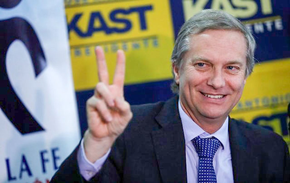 José Antonio Kast. Foto: Torobayo80, Wikimedia Commons CC BY-SA 4.0 José Antonio Kast. Foto: Torobayo80, Wikimedia Commons CC BY-SA 4.0