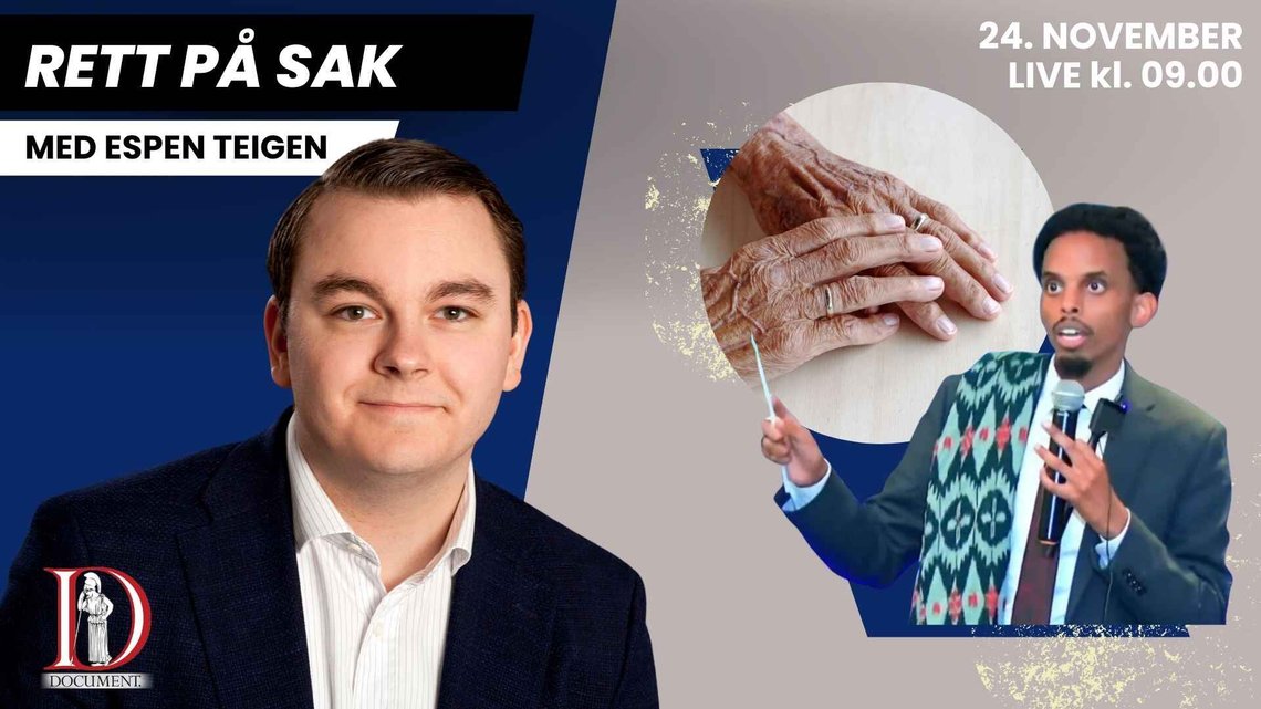 MANDAG: Espen Teigen er klar for en ny uke med Rett på sak. MANDAG: Espen Teigen er klar for en ny uke med Rett på sak.