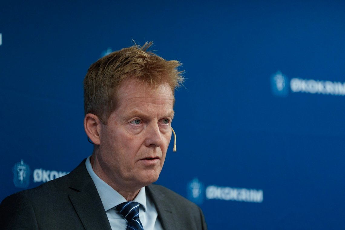 Oslo 20251029.
Økokrim-sjef Pål K. Lønseth offentliggjør Økokrims trusselvurdering om miljøkriminalitet onsdag.
Foto: Terje Pedersen / NTB Oslo 20251029.
Økokrim-sjef Pål K. Lønseth offentliggjør Økokrims trusselvurdering om miljøkriminalitet onsdag.
Foto: Terje Pedersen / NTB