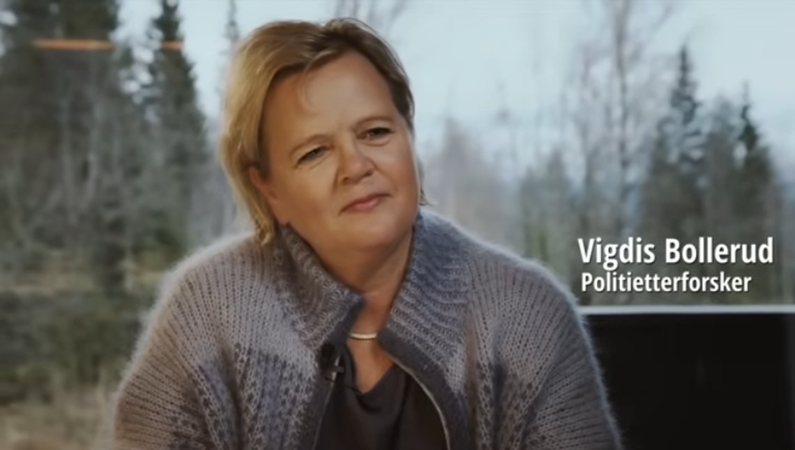 Vigdis Bollerud. Stillbilde fra video/ Rettsikkerhet for alle. Vigdis Bollerud. Stillbilde fra video/ Rettsikkerhet for alle.