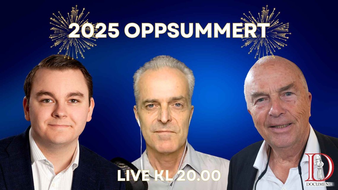 OPPSUMMERT: Hans Rustad, Christian Skaug og Espen Teigen oppsummerer nyhetsåret 2025. OPPSUMMERT: Hans Rustad, Christian Skaug og Espen Teigen oppsummerer nyhetsåret 2025.