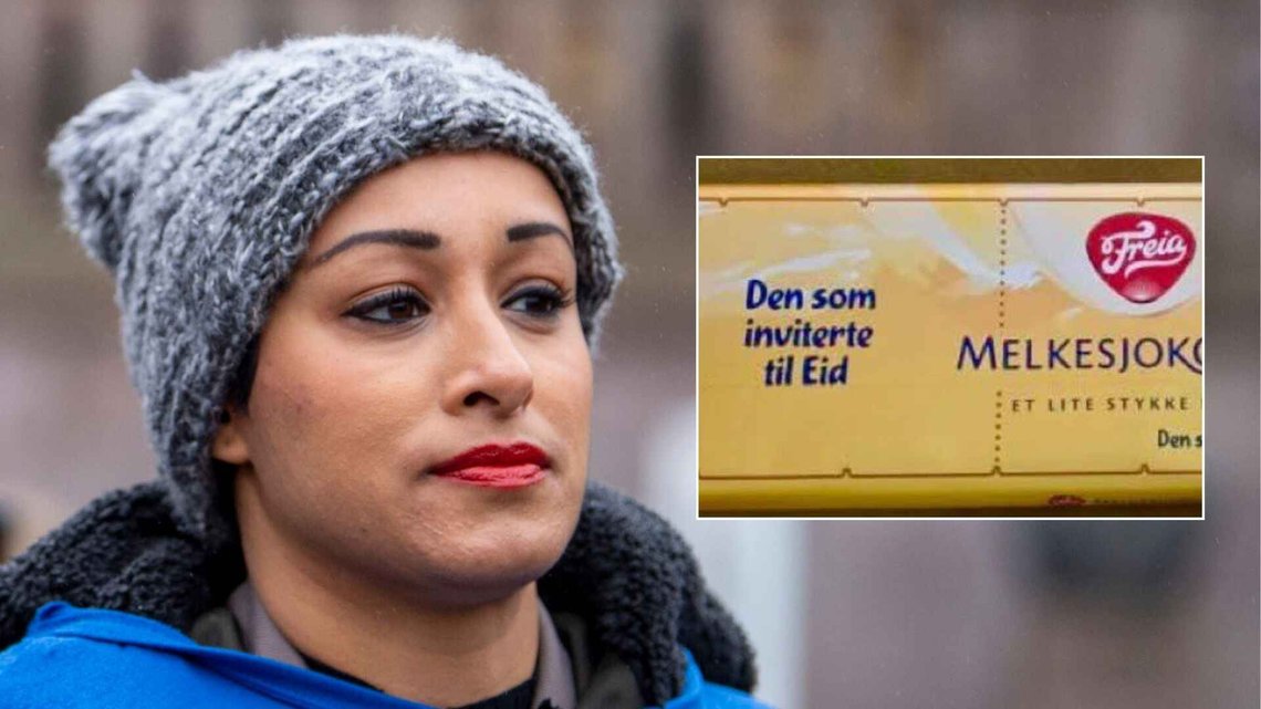 HOAX: Ifølge Sofia Rana eksisterte ikke denne sjokoladen. Men brukere la ut bilder av at de handlet den i butikken. Foto: NTB/Privat HOAX: Ifølge Sofia Rana eksisterte ikke denne sjokoladen. Men brukere la ut bilder av at de handlet den i butikken. Foto: NTB/Privat