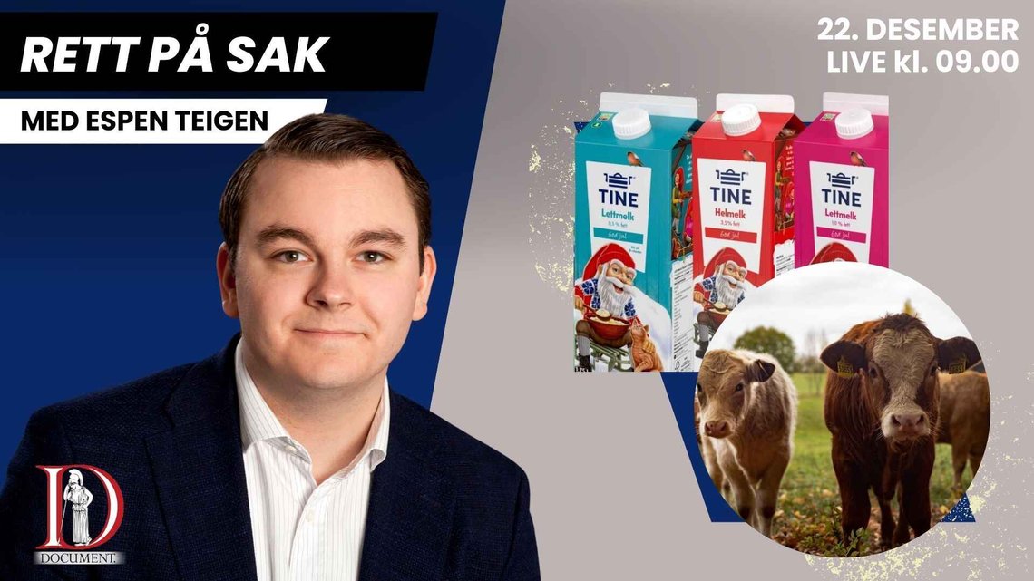 MANDAG: Espen Teigen er klar for juleukens første Rett på sak. MANDAG: Espen Teigen er klar for juleukens første Rett på sak.
