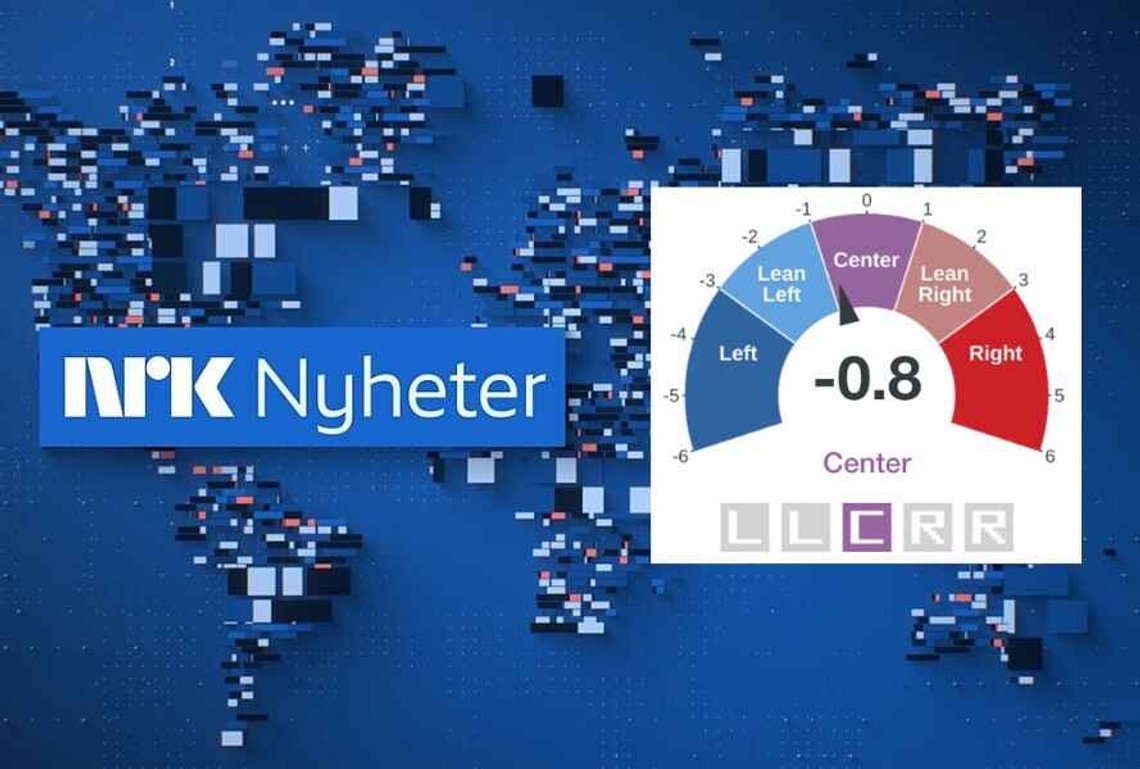 NRK illustrasjonbilde fra Wikimedia. Innsatt bilde: AllSides’ Media Bias-måler NRK illustrasjonbilde fra Wikimedia. Innsatt bilde: AllSides’ Media Bias-måler