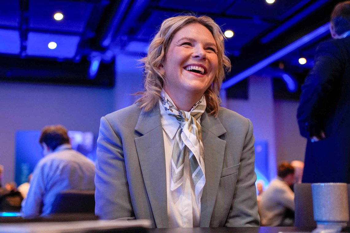 Gardermoen 20251108.
Sylvi Listhaug på Fremskrittspartiets høstkonferanse på Gardermoen lørdag.
Foto: Terje Pedersen / NTB Gardermoen 20251108.
Sylvi Listhaug på Fremskrittspartiets høstkonferanse på Gardermoen lørdag.
Foto: Terje Pedersen / NTB