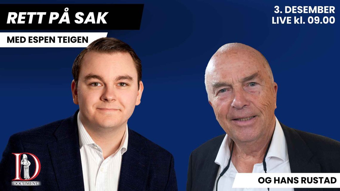 ONSDAG: Espen Teigen og Hans Rustad er klare med ukens siste Rett på sak. ONSDAG: Espen Teigen og Hans Rustad er klare med ukens siste Rett på sak.