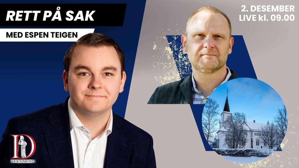 TIRSDAG: Espen Teigen er klar med Rett på sak. TIRSDAG: Espen Teigen er klar med Rett på sak.