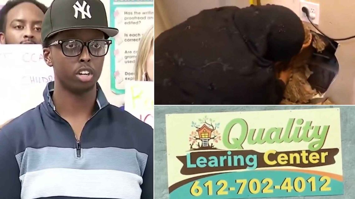 BORTE: Etter svindelavsløringene fra barnehager i Minneapolis-området, forteller sjefen for Nokomis Day Care at viktige dokumenter er blitt stjålet. Mange sliter med å tro på ham. Foto: X BORTE: Etter svindelavsløringene fra barnehager i Minneapolis-området, forteller sjefen for Nokomis Day Care at viktige dokumenter er blitt stjålet. Mange sliter med å tro på ham. Foto: X