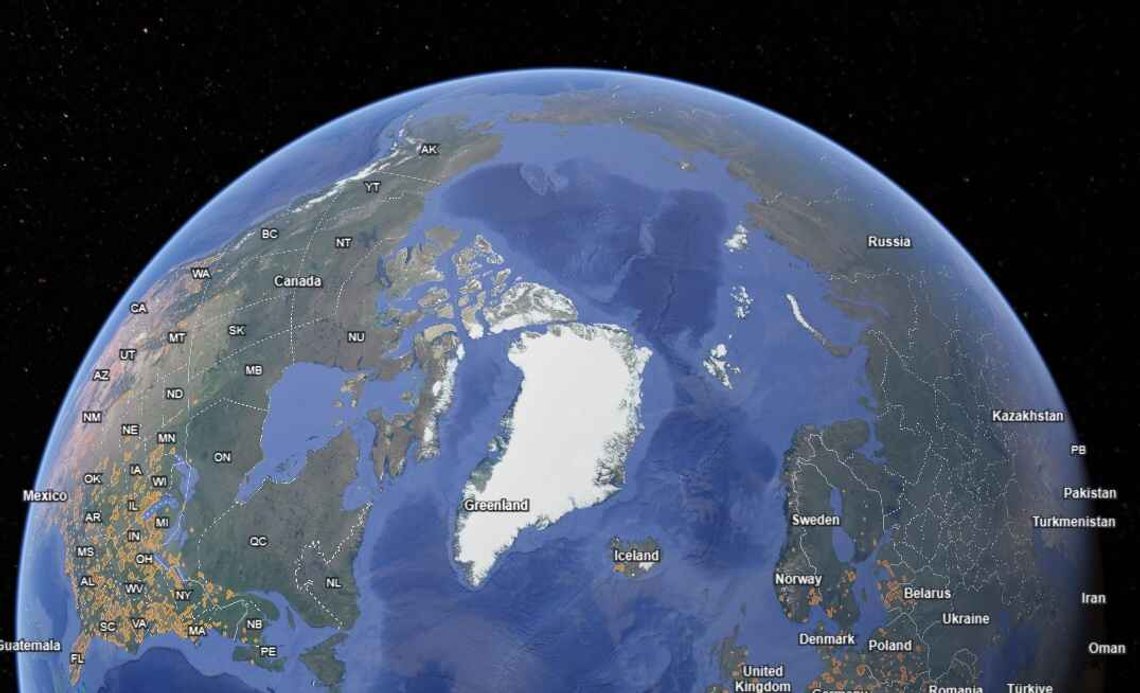 Grønland - Google Earth Grønland - Google Earth