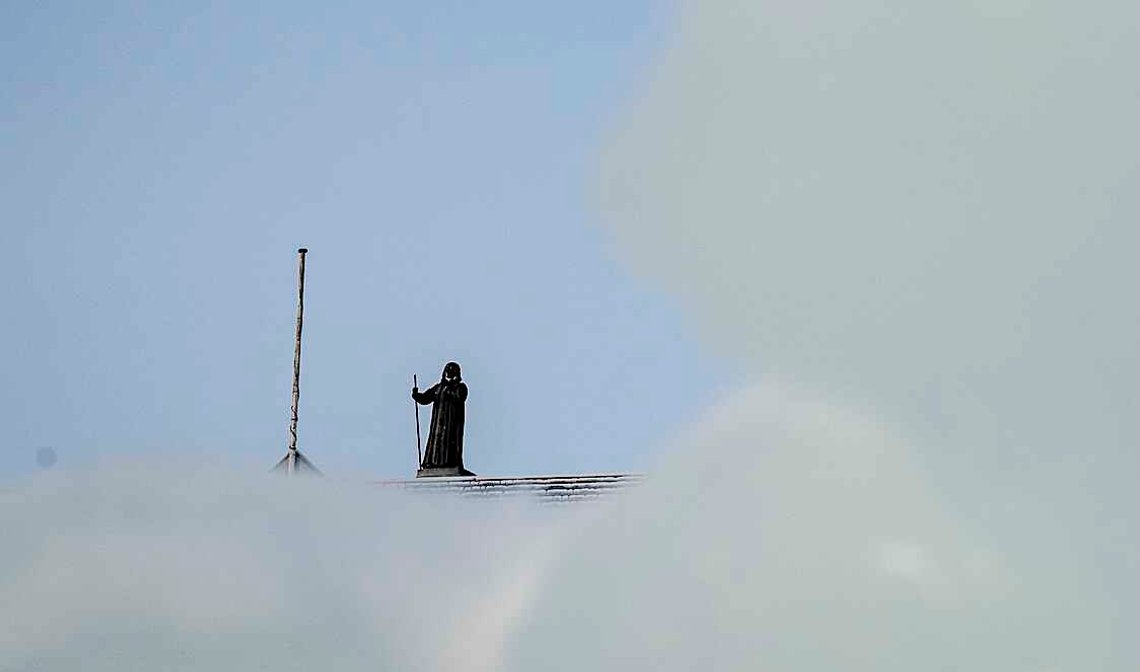 Statuen av Hans Egede i Nuuk på Grønland den 7. mars 2025. Foto: Mads Claus Rasmussen / Ritzau Scanpix / NTB. Statuen av Hans Egede i Nuuk på Grønland den 7. mars 2025. Foto: Mads Claus Rasmussen / Ritzau Scanpix / NTB.