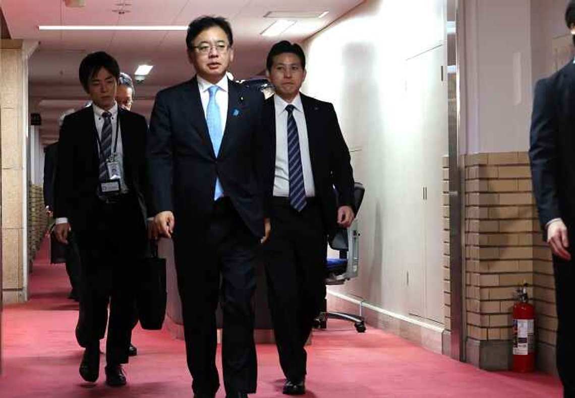 Helseminister Kenichiro Ueno. Foto: 財務省 CC BY 4.0 Helseminister Kenichiro Ueno. Foto: 財務省 CC BY 4.0