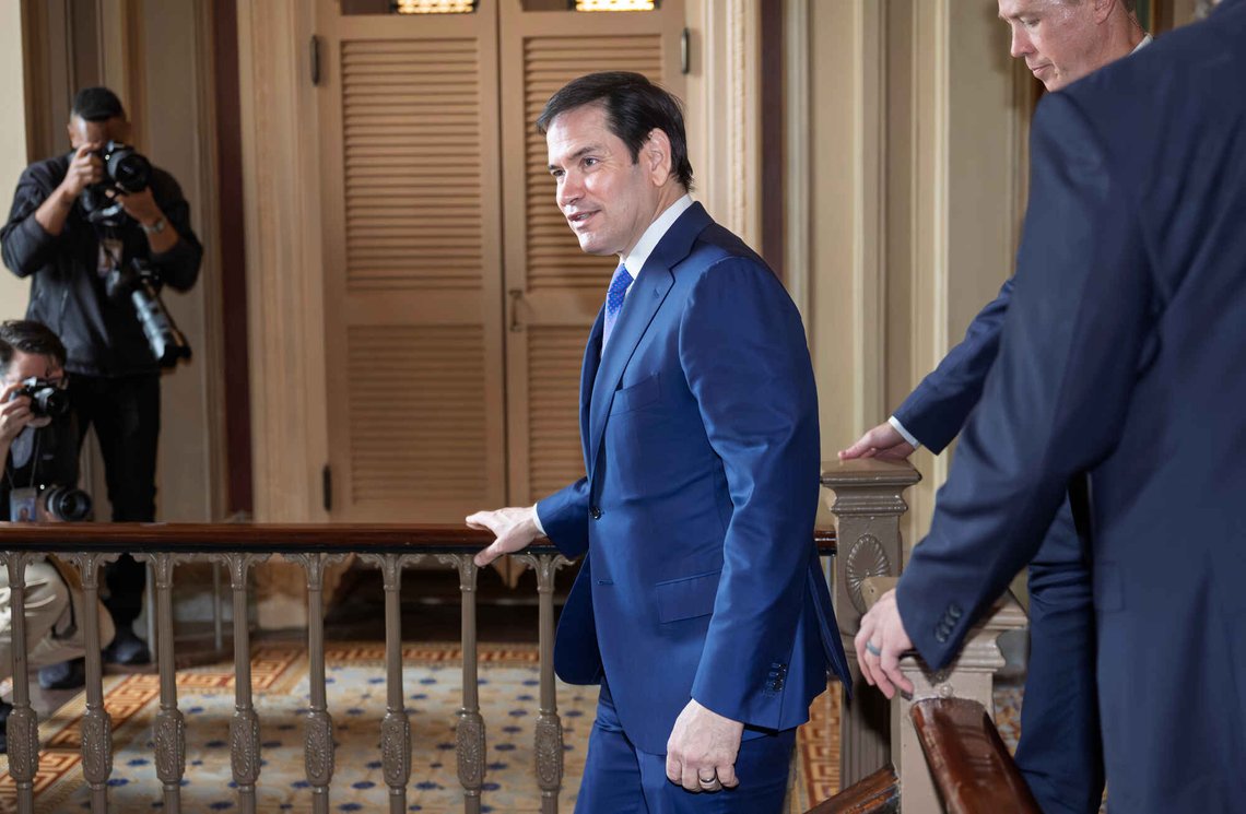 Secretary of State Marco Rubio arrives for a classified briefing with senators on the situation in Venezuela, at the Capitol in Washington, Wednesday, Jan. 7, 2026. (AP Photo/J. Scott Applewhite) Secretary of State Marco Rubio arrives for a classified briefing with senators on the situation in Venezuela, at the Capitol in Washington, Wednesday, Jan. 7, 2026. (AP Photo/J. Scott Applewhite)