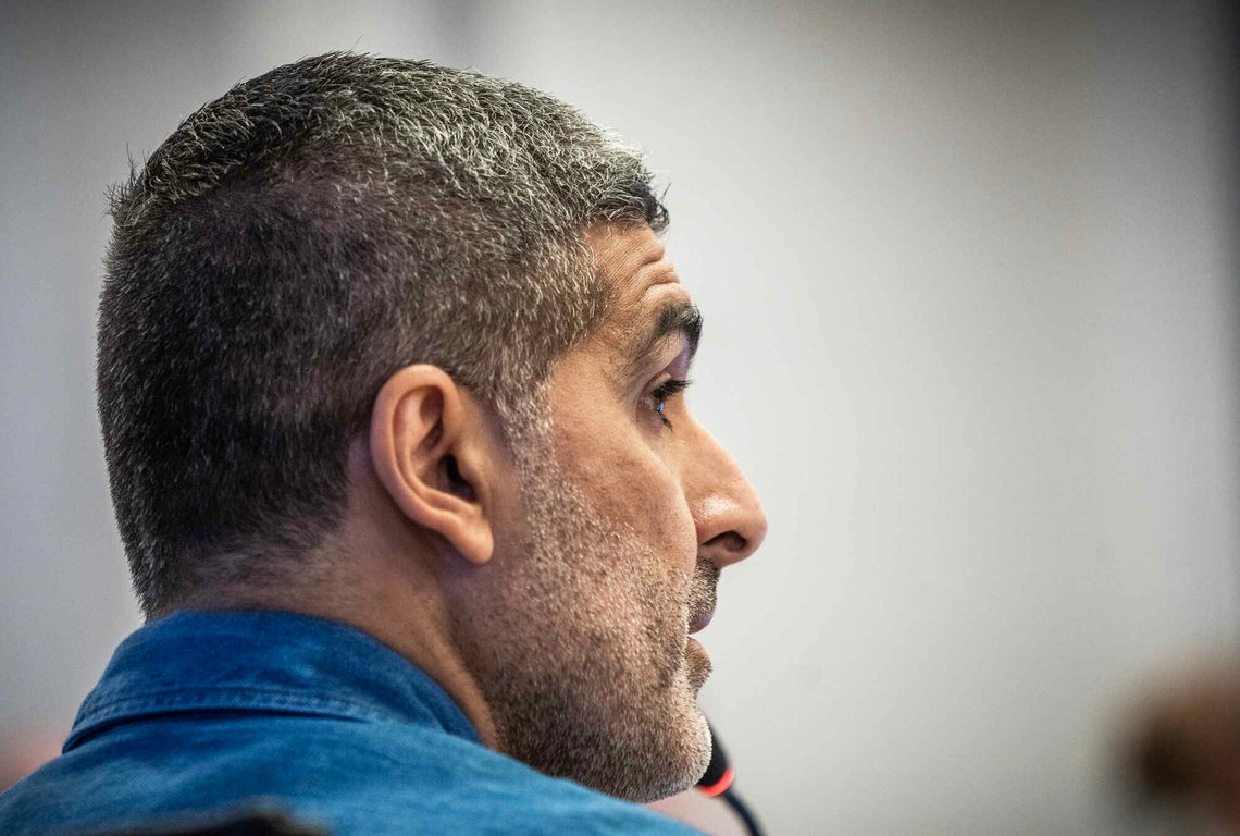 Arfan Bhatti fra da han avga sin frie forklaring i Oslo tingrett i høst. Foto: Ole Berg-Rusten / NTB Arfan Bhatti fra da han avga sin frie forklaring i Oslo tingrett i høst. Foto: Ole Berg-Rusten / NTB