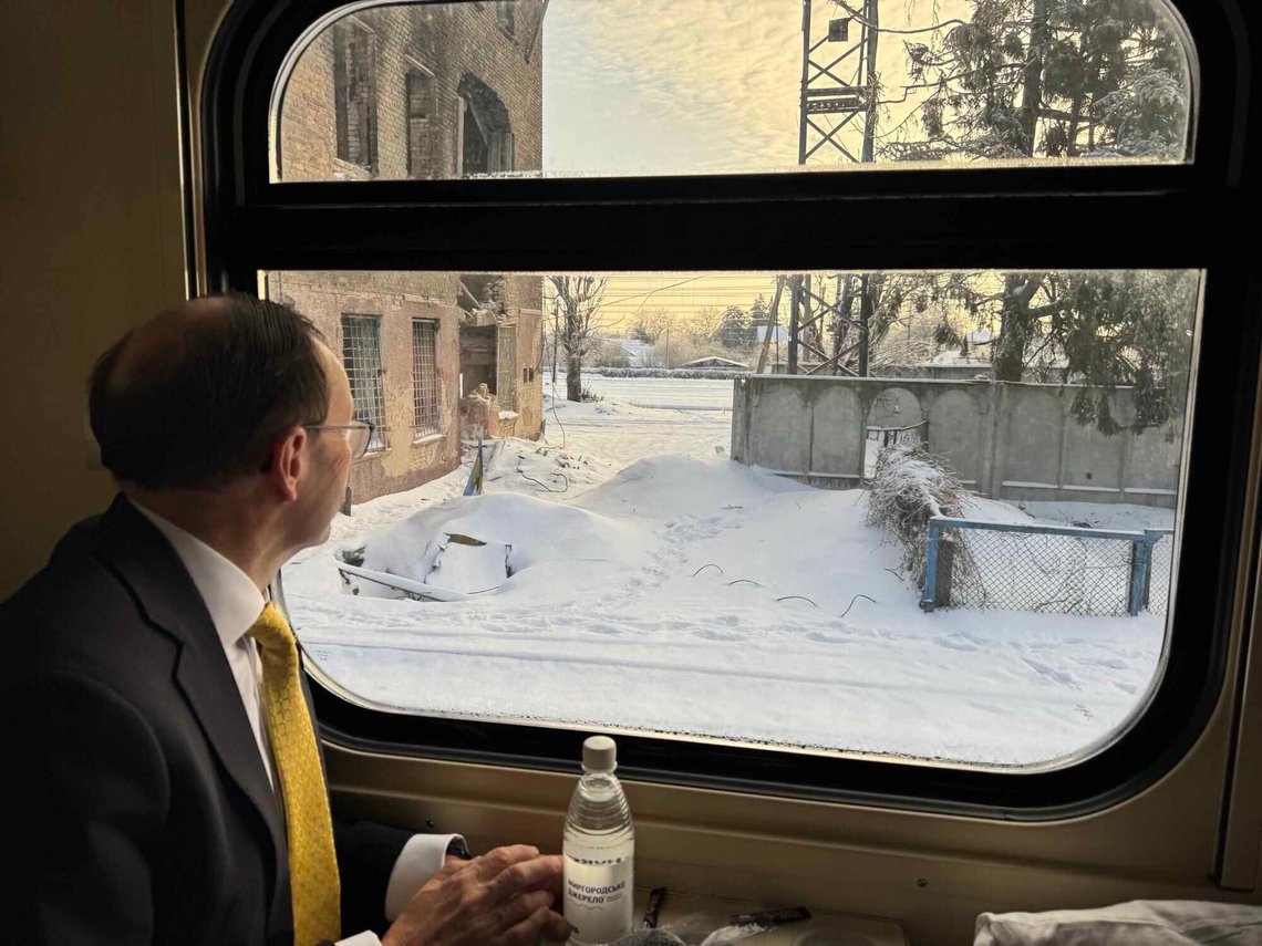 Utenriksminister Espen Barth Eide på spandertur til Kyiv, i Ukraina. Foto: Ane Haavardsdatter Lunde, UD / Handout / NTB Utenriksminister Espen Barth Eide på spandertur til Kyiv, i Ukraina. Foto: Ane Haavardsdatter Lunde, UD / Handout / NTB