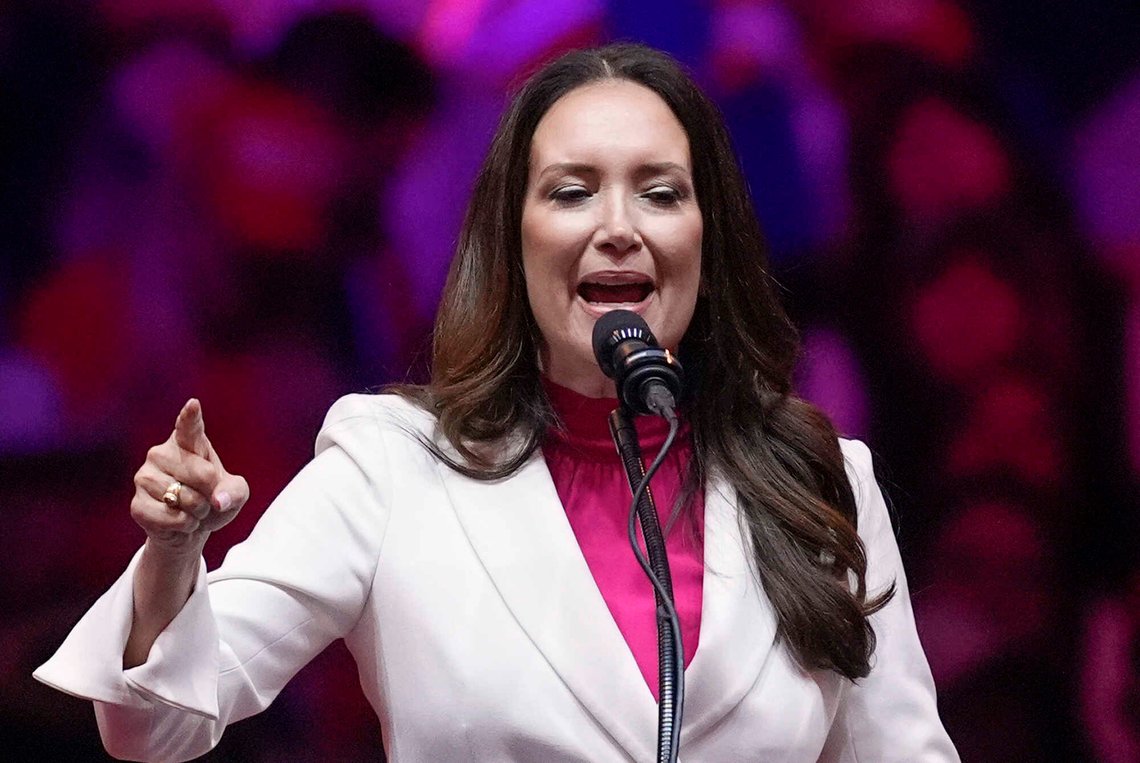 Landbruksminister Brooke Rollins er fra Texas, og er nå en av de som står i frontlinjen i konflikten mellom Trumps regjering og Minnesota. Foto: Evan Vucci / AP / NTB Landbruksminister Brooke Rollins er fra Texas, og er nå en av de som står i frontlinjen i konflikten mellom Trumps regjering og Minnesota. Foto: Evan Vucci / AP / NTB