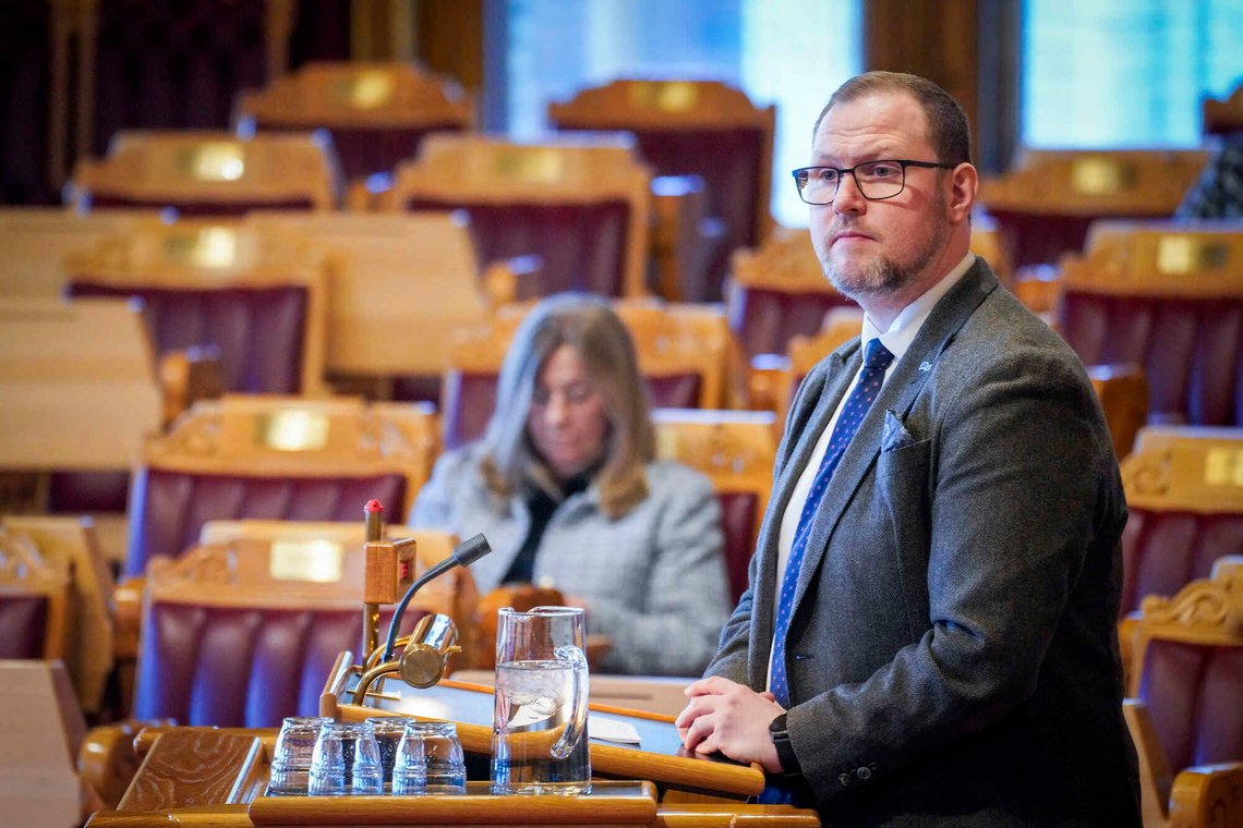 Stortingsrepresentant Erlend Svardal Bøe fra Høyre. Foto: Ole Berg-Rusten / NTB Stortingsrepresentant Erlend Svardal Bøe fra Høyre. Foto: Ole Berg-Rusten / NTB
