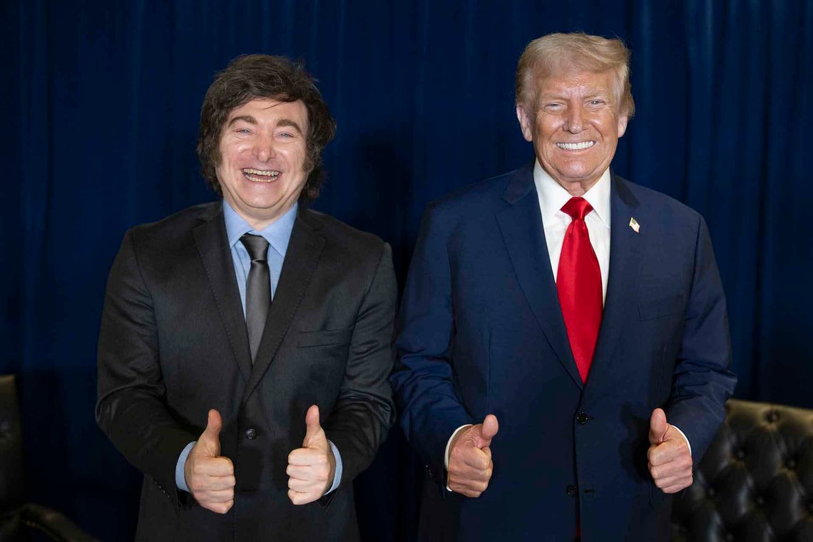 De to der, altså! Javier Milei og Donald Trump. Foto: Gage Skidmore De to der, altså! Javier Milei og Donald Trump. Foto: Gage Skidmore