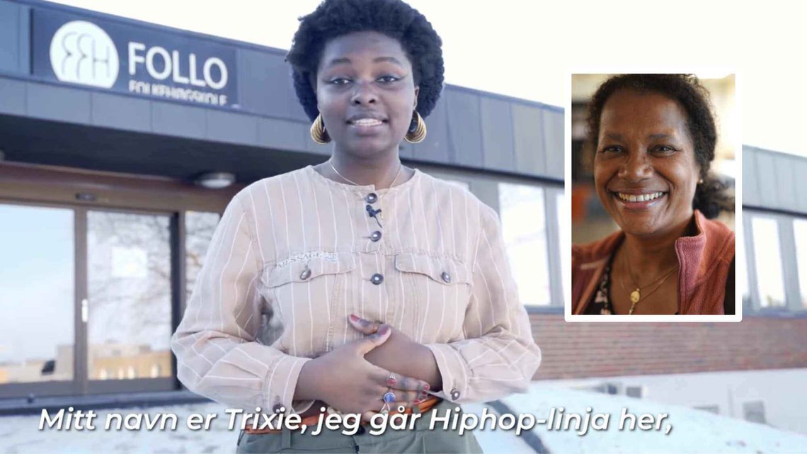 Personale ved Follo Folkehøgskole var lite fornøyd med en artikkel på Document.no. Rektor Anja Helene Stidahl (60) (innfelt) anmeldte like godt Document Media AS til politiet. (Foto: Videostillbilde fra skolens YouTube-kanal/Privat) Personale ved Follo Folkehøgskole var lite fornøyd med en artikkel på Document.no. Rektor Anja Helene Stidahl (60) (innfelt) anmeldte like godt Document Media AS til politiet. (Foto: Videostillbilde fra skolens YouTube-kanal/Privat)