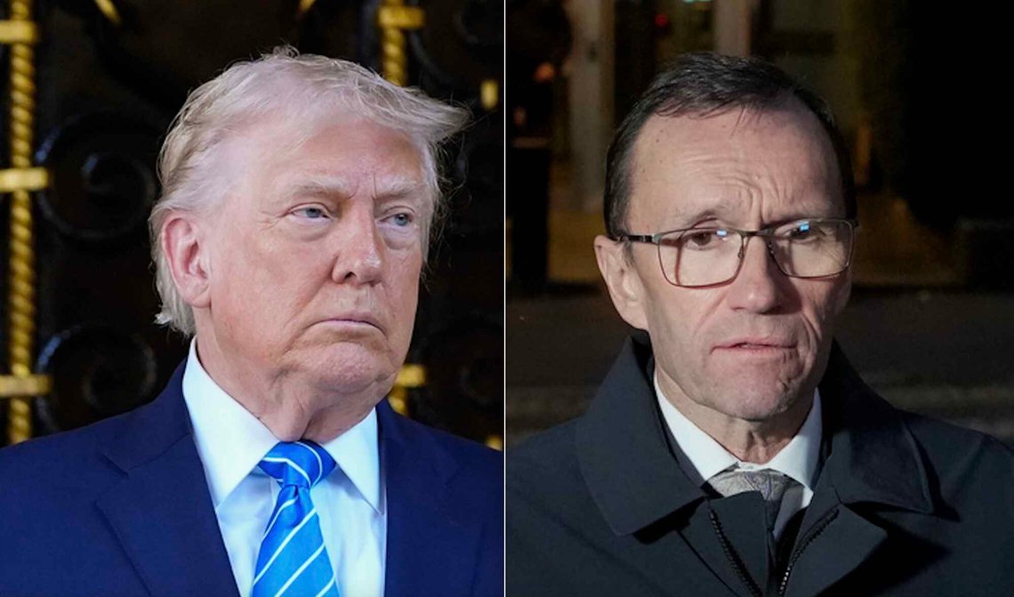 Donald Trump og Espen Barth Eide. Foto: Alex Brandon / AP og Terje Bendiksby – begge via NTB. Donald Trump og Espen Barth Eide. Foto: Alex Brandon / AP og Terje Bendiksby – begge via NTB.