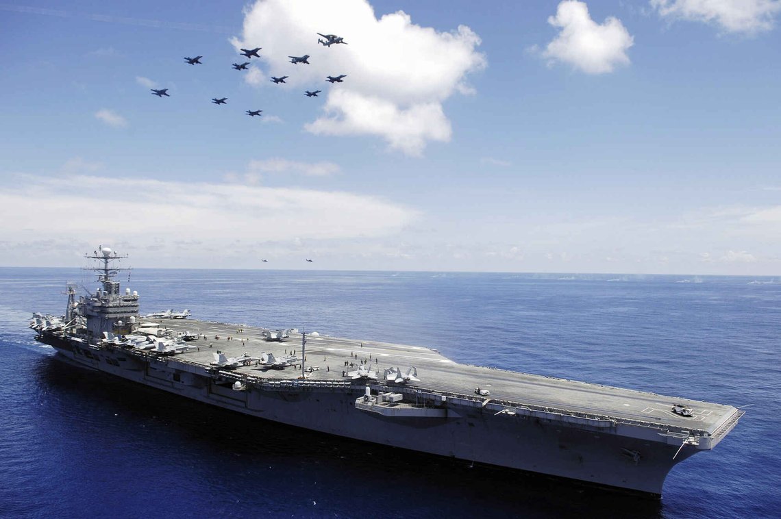 Det amerikanske marinehangarskipet USS Abraham Lincoln (CVN-72). Foto: US Navy Det amerikanske marinehangarskipet USS Abraham Lincoln (CVN-72). Foto: US Navy