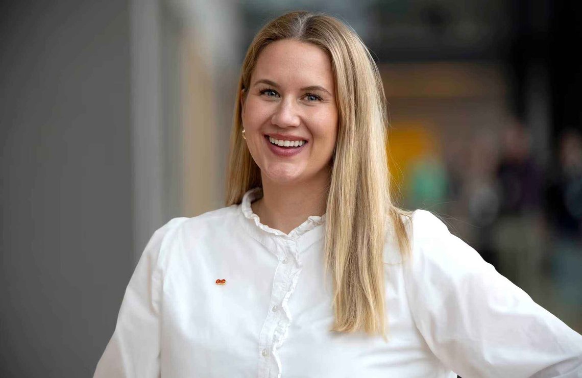 Annemarte Norevik, kommunikasjonssjef bedriftsmarked i Storebrand. (Foto: Kristian Skalland Moen/Storebrand) Annemarte Norevik, kommunikasjonssjef bedriftsmarked i Storebrand. (Foto: Kristian Skalland Moen/Storebrand)