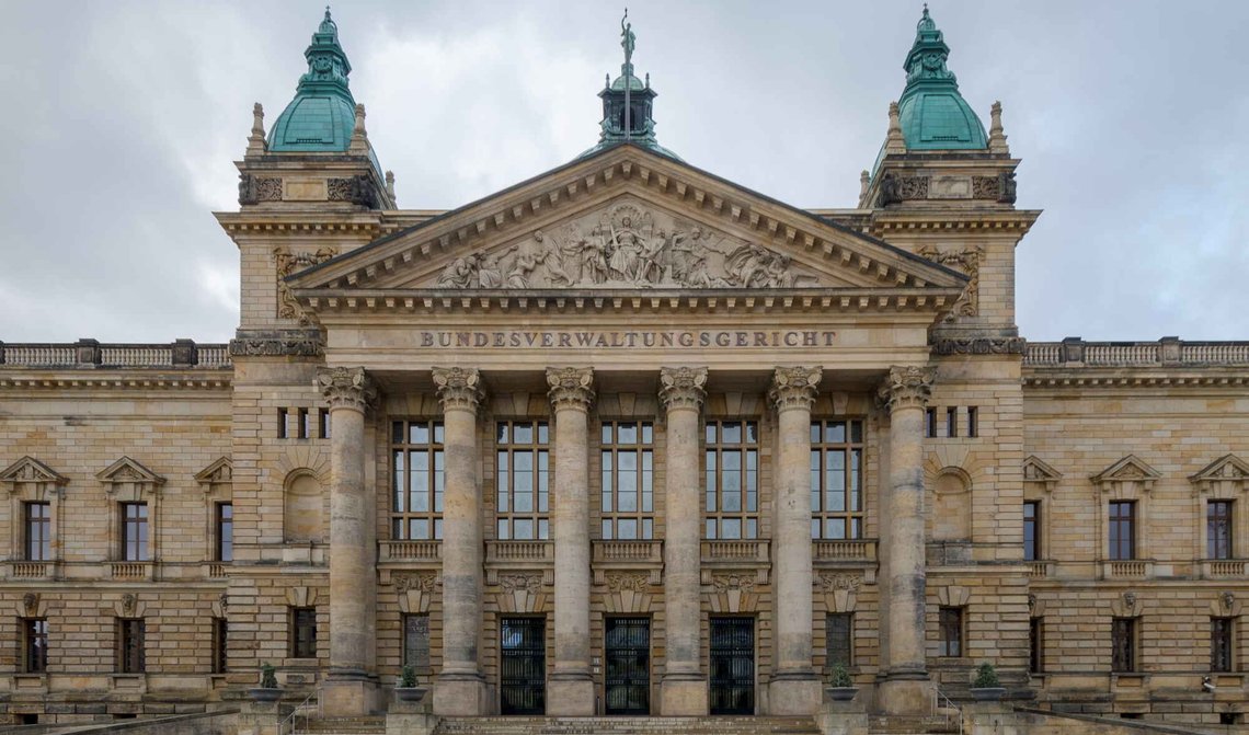 Den føderale tyske forvaltningsdomstolen i Leipizig. Foto: Tuxyso / Wikimedia Commons (cc by-sa 3.0). Den føderale tyske forvaltningsdomstolen i Leipizig. Foto: Tuxyso / Wikimedia Commons (cc by-sa 3.0).