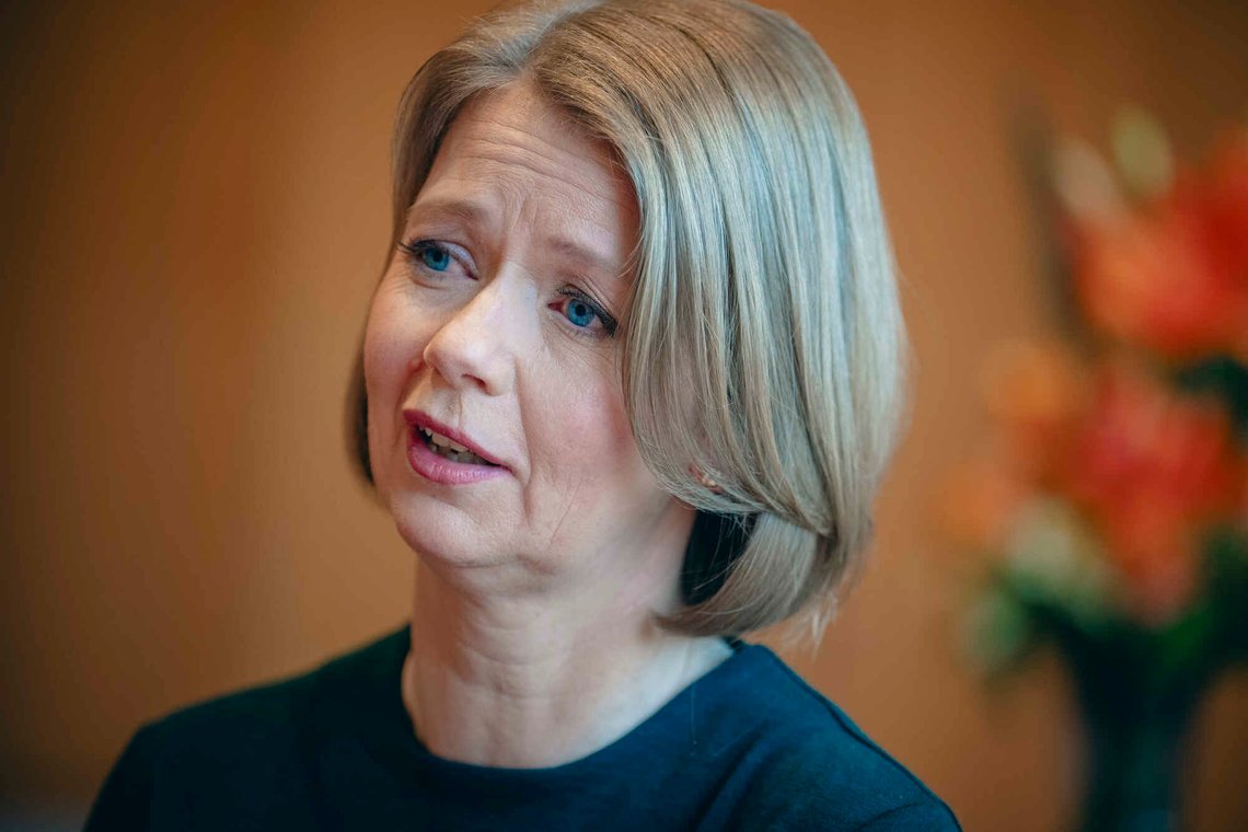 Oslo 20260212.
Intervju med sentralbanksjef Ida Wolden Bache i Norges Bank før sentralbanksjefen sin årlige tale.
Foto: Stian Lysberg Solum / NTB Oslo 20260212.
Intervju med sentralbanksjef Ida Wolden Bache i Norges Bank før sentralbanksjefen sin årlige tale.
Foto: Stian Lysberg Solum / NTB