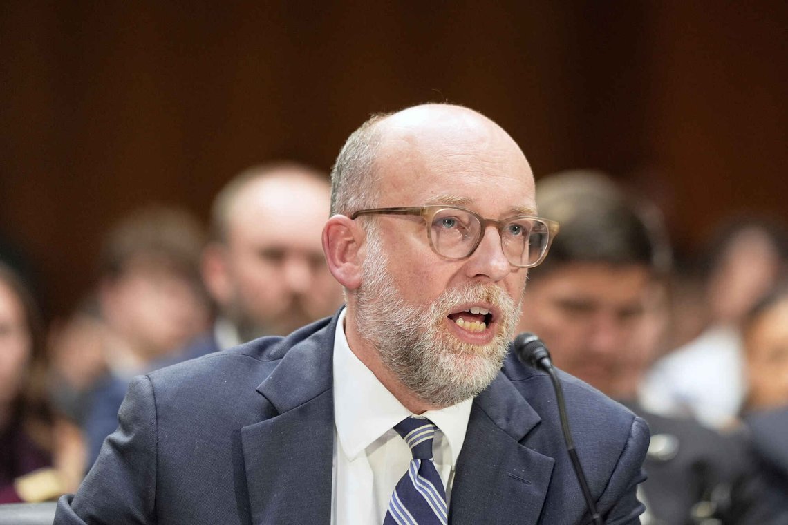 Office of Management and Budget director Russell Vought testifies during a Senate Appropriations Committee hearing on the rescissions package on Capitol Hill, Wednesday, June 25, 2025, in Washington. (AP Photo/Mariam Zuhaib) Office of Management and Budget director Russell Vought testifies during a Senate Appropriations Committee hearing on the rescissions package on Capitol Hill, Wednesday, June 25, 2025, in Washington. (AP Photo/Mariam Zuhaib)
