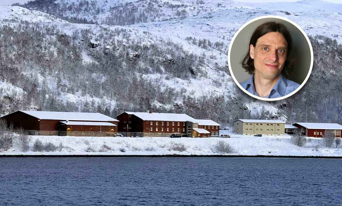 Tian Helses mottak for farlige asylsøkere ligger i det tidligere kystartillerifortet på Rødbergodden i Troms. Innfelt: Regiondirektør Njård Gudbrandsen i UDI. (Foto: Rolf Ulrik Myrseth/Privat/LinkedIn) Tian Helses mottak for farlige asylsøkere ligger i det tidligere kystartillerifortet på Rødbergodden i Troms. Innfelt: Regiondirektør Njård Gudbrandsen i UDI. (Foto: Rolf Ulrik Myrseth/Privat/LinkedIn)