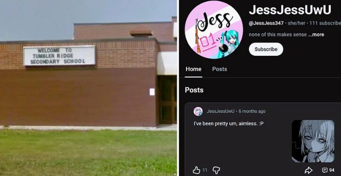 10 døde etter skoleskyting i Canada. Gjerningspersonen Jesse Strong identifiserte seg som kvinne, også på sosiale medier. Stillbilde/ Juno News 10 døde etter skoleskyting i Canada. Gjerningspersonen Jesse Strong identifiserte seg som kvinne, også på sosiale medier. Stillbilde/ Juno News