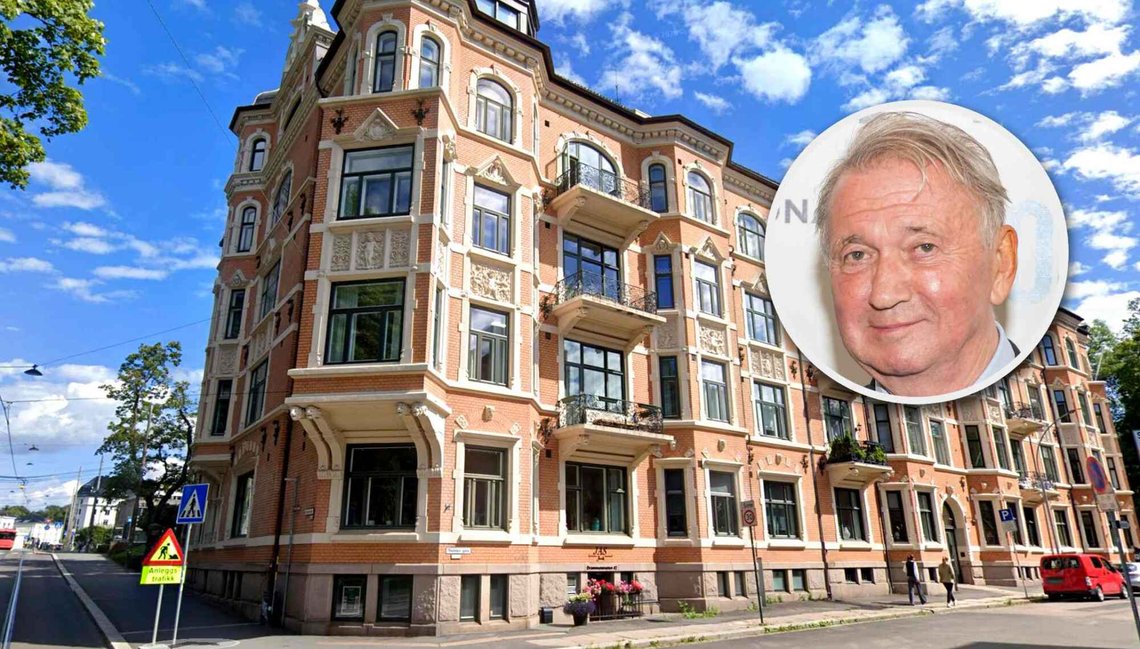 Dokumentene ble funnet i kjellerboden i Drammensveien 42. Innfelt: Terje Rød-Larsen. (Foto: Google Maps/International Peace Institute) Dokumentene ble funnet i kjellerboden i Drammensveien 42. Innfelt: Terje Rød-Larsen. (Foto: Google Maps/International Peace Institute)