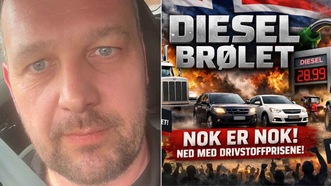Jan Erik Rafoss er med å organisere protest midt i påskeutfarten mot skyhøye dieselpriser. Foto: Jan Erik Rafoss Jan Erik Rafoss er med å organisere protest midt i påskeutfarten mot skyhøye dieselpriser. Foto: Jan Erik Rafoss